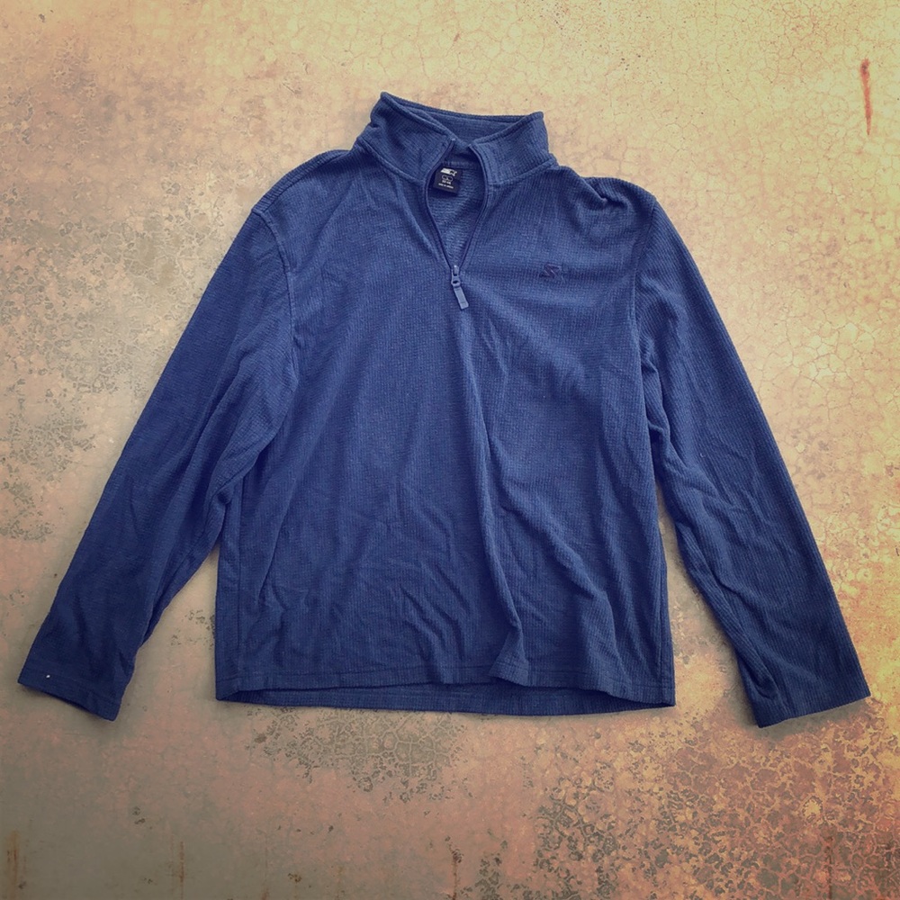 Micro grid fleece pullover, like melanzana